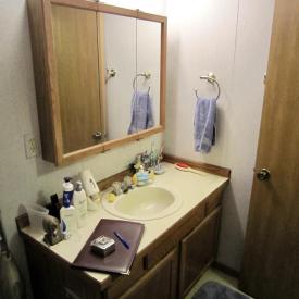 Spokane Valley Bathroom Vanity Before 1